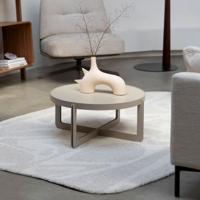 Zuiver Ronde Salontafel 'Centre' 68cm, kleur Beige Zuiver Ronde Salontafel 'Centre' 68cm, kleur Beige