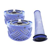 XD957 3 in 1 Rear filter Core x 2 + pre-filter voor Dyson V6 stofzuiger accessoires
