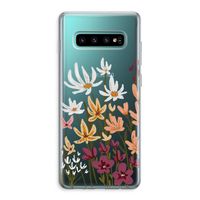 Painted wildflowers: Samsung Galaxy S10 Plus Transparant Hoesje