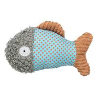 Trixie vis pluche / stof met kattenkruid / catnip