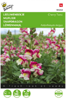 Zaden antirrhinum leeuwenbekje cherry twist 0.05 gram - Buzzy
