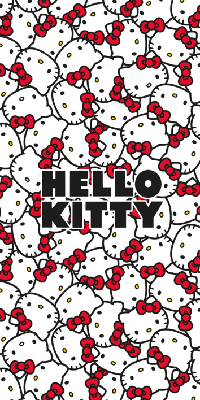 Hello Kitty strandlaken 70 x 140 cm