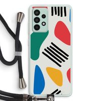 Illustratieve pop 1: Samsung Galaxy A52s 5G Transparant Hoesje met koord