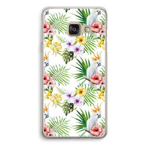 Gele kuif: Samsung Galaxy A3 (2016) Transparant Hoesje