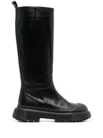 Hogan bottines Stivale en cuir - Noir