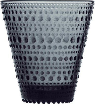 IITTALA - Kastehelmi - Glas 0,30l set/2 Dark Grey