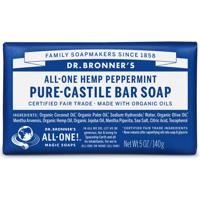 Dr. Bronner's Peppermint Pure-Castile Bar Soap 140gr