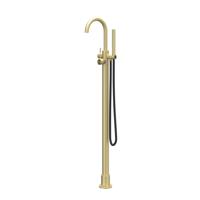 IVY Concord Badmengkraan Vrijstaand - draaibare uitloop - 150cm - Doucheslang - Staafhanddouche - RVS316 - geborsteld mat goud PVD 6303102 IVY Concord Badmengkraan Vrijstaand - draaibare uitloop - 150cm - Doucheslang - Staafhanddouche - RVS316 - geborsteld mat goud PVD 6303102