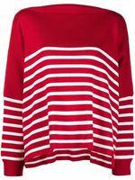 Valentino Garavani pull à rayures horizontales - Rouge