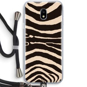 Arizona Zebra: Samsung Galaxy J3 (2017) Transparant Hoesje met koord