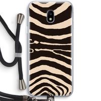 Arizona Zebra: Samsung Galaxy J3 (2017) Transparant Hoesje met koord