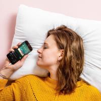 Muziekkussen met ingebouwde speaker