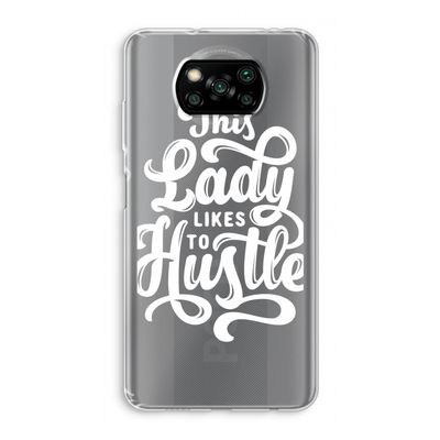 Hustle Lady: Xiaomi Poco X3 NFC Transparant Hoesje