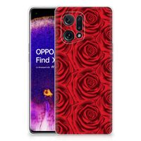 OPPO Find X5 TPU Case Red Roses - thumbnail