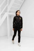 Touzani Oshiba Trainingspak Kids Zwart - Maat 128 - Kleur: ZwartGeel | Soccerfanshop
