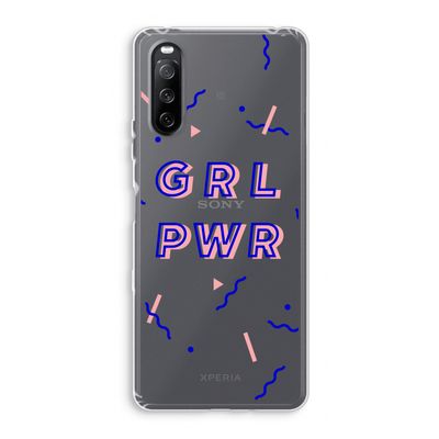 GRL PWR: Sony Xperia 10 III Transparant Hoesje