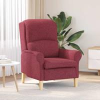 Fauteuil Wijnrood 76 x 94 x 102 cm Stof