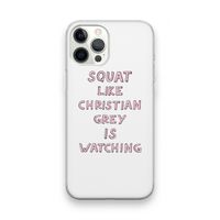 Christian Grey: iPhone 12 Pro Max Transparant Hoesje