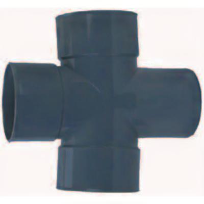 Wavin PVC Dubbel T-Stuk 45° 110mm - Weerbestendig & Duurzaam, Makkelijke Installatie