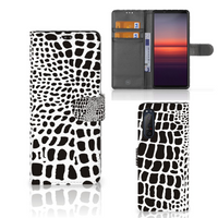 Sony Xperia 5II Telefoonhoesje met Pasjes Slangenprint - thumbnail