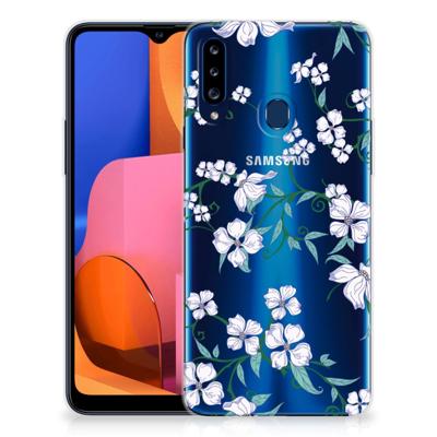 Samsung Galaxy A20s Uniek | TPU Case | Blossom White