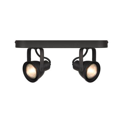 LABEL51 LED Spot 'Max' 2-lichts, kleur Zwart