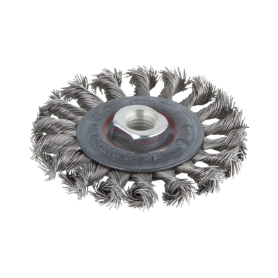 Wolfcraft Draadborstel | RVS | M14 | Ø100mm | 1 stuk - 2701000