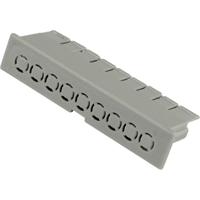 Hammond Electronics DIN-rail-behuizing deksel 52 x 10 x 16 Polycarbonaat Lichtgrijs 1 stuk(s) - thumbnail