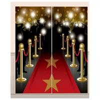 Scene Setter hollywood thema -82 x 165 cm -plastic - wandversiering -muurdecoratie -poster