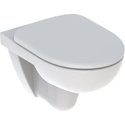 Geberit 280 Basic wandclosetpack met wandcloset diepspoel rimfree 36x53cm met closetzitting met softclose wit s8p01500000g