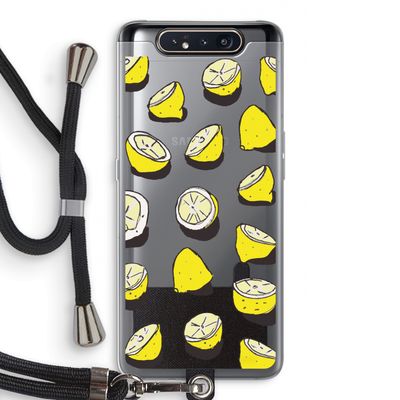 When Life Gives You Lemons...: Samsung Galaxy A80 Transparant Hoesje met koord