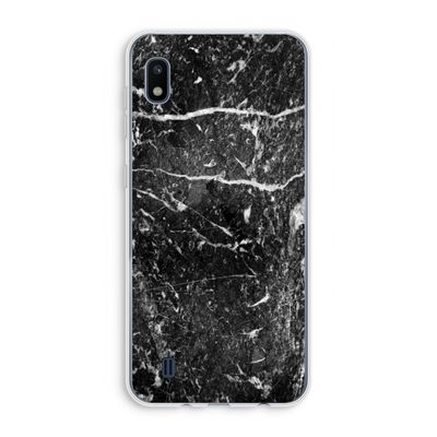 Zwart marmer: Samsung Galaxy A10 Transparant Hoesje