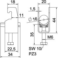 OBO Bettermann 1186709 Beugelklem 1 stuk(s)