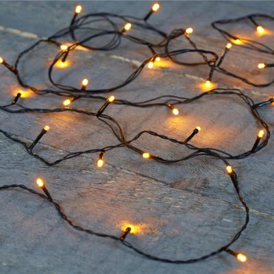 Kerstverlichting glow LED - 2x - 240 led lampjes - klassiek warm wit - 24 meter - lichtsnoer