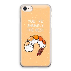 You're Shrimply The Best: iPhone 8 Transparant Hoesje