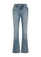 Helena Hart Broek Flair Denim 7620 Flared Vintage Blue
