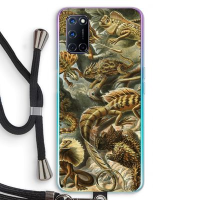 Haeckel Lacertilia: Oppo A92 Transparant Hoesje met koord