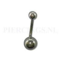 Navelpiercing met knik XL