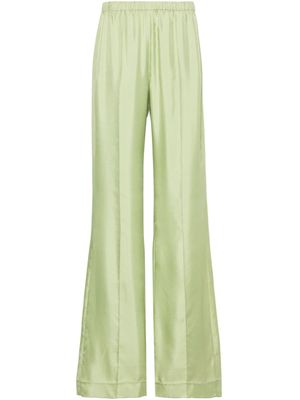 Dorothee Schumacher pantalon en soie à coupe ample - Vert