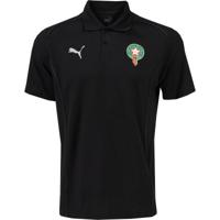 PUMA Marokko Casuals Polo 2024-2026 Zwart Zilver