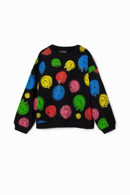 Oversized sweatshirt Smiley Originals ® - BLACK - M