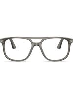 Persol lunettes de vue Greta à monture carrée - Gris