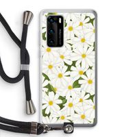 Summer Daisies: Huawei P40 Transparant Hoesje met koord