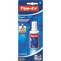 Tipp-Ex correctievloeistof Rapid op blister 10 stuks
