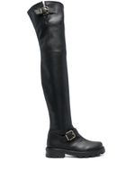 Jimmy Choo bottes Biker ll - Noir