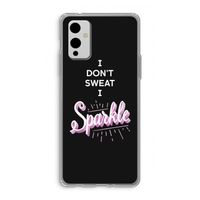 Sparkle quote: OnePlus 9 Transparant Hoesje