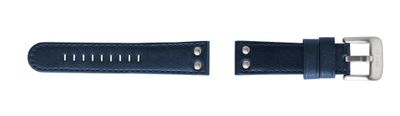 Horlogeband TW Steel TW401 / TWB401 Leder Blauw 24mm