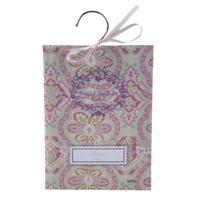 Geurzakjes Bloemen rozen geur - 1x - met ophanghaak - geurkaartjes/luchtverfrisser