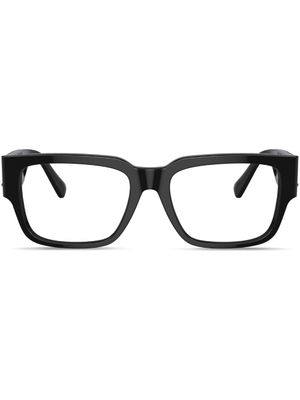 Versace Eyewear lunettes de vue rectangulaires à motif Medusa - Noir
