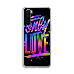 Only Love: OnePlus Nord Transparant Hoesje
